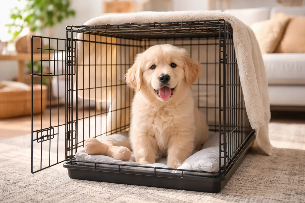 Combien de temps faut-il pour habituer un chiot à la cage