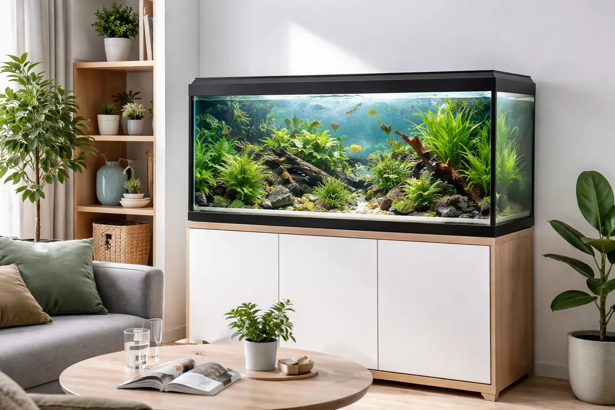 Comment aménager un espace pour un aquarium de 200 litres