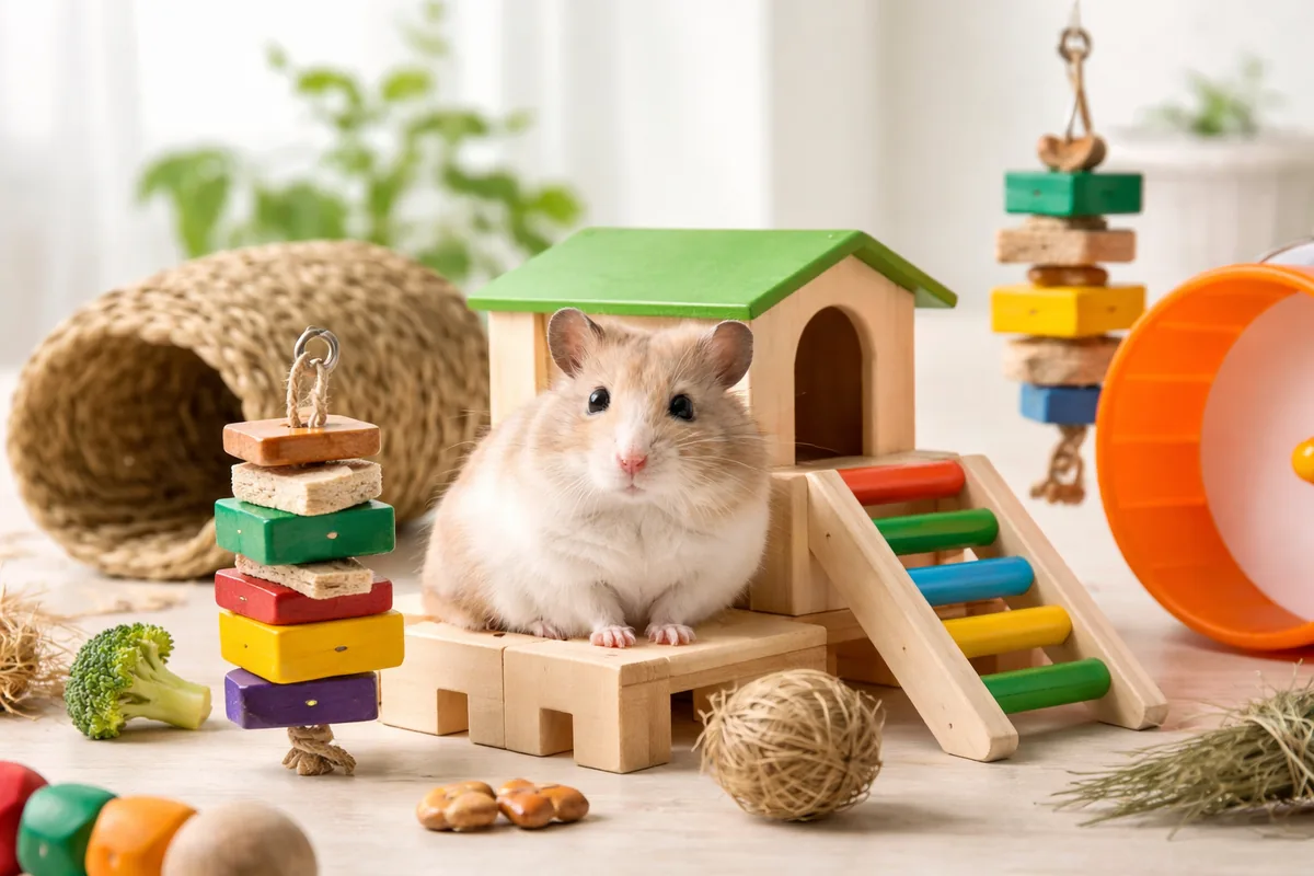 Quels jouets sont sécurisés pour un hamster